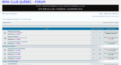 Desktop Screenshot of forum.bmw-club-quebec.org