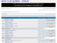 Tablet Screenshot of forum.bmw-club-quebec.org